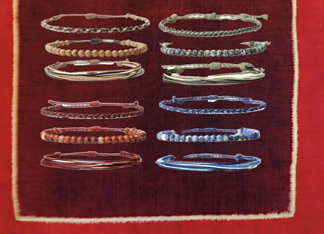Flættede Armbånd – Sæt af 3